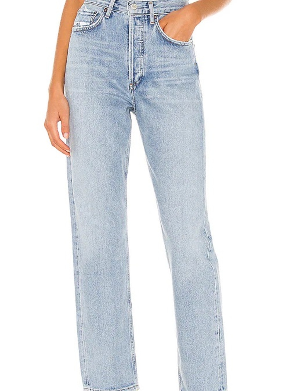 Agolde 90's Mid Rise Loose Fit Jeans in Snapshot
